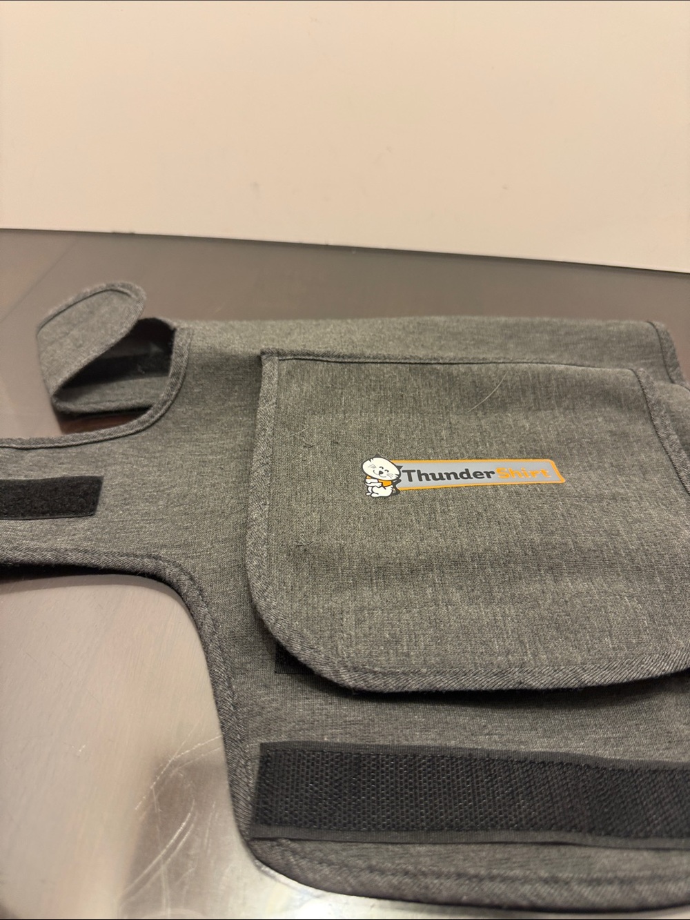 Gray Thundershirt Classic Dog Anxiety Jacket Medium